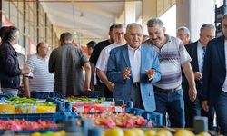 Kayseri Hal Kompleksi'nde esnafın talepleri dinlendi