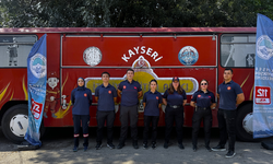 Kayseri Zile 38 Festivali'nde yangına ve afetlere karşı farkındalık
