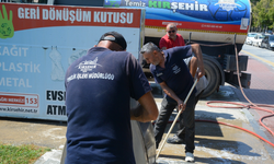 Kırşehir genelinde konteynerler temizleniyor