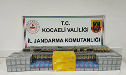 Kocaeli'de 1530 paket kaçak sigara ele geçirildi