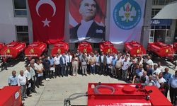 Manisa'da kırsal mahallelere 50 su tankeri daha teslim edildi