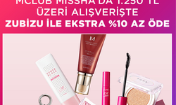 MCLUB MISSHA'da ZUBİZU üyelerine yüzde 10 hediye ayrıcalığı