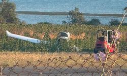 Özel uçuş okuluna ait eğitim uçağı pistten çıktı: Pilot öğrenci yaralandı