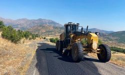 Sason'da grup köy yolunda bakım çalışması tamamlandı