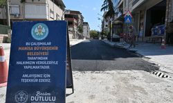 Soma Turgutalp Mahallesi ilk kez sıcak asfaltla buluşuyor