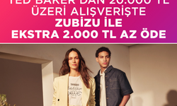 Ted Baker alışverişinde ZUBİZU'dan 2.000 TL hediye ayrıcalığı