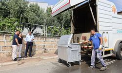 Toroslar'da mahallelerde toplu temizlik çalışması