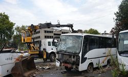 Trabzon Büyükşehir Belediyesi, ekonomik ömrünü tamamlayan 37 aracı MKE'ye sattı