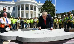 Trump: Beyaz Saray'daki askeri kompleks inşası planlanandan önde ilerliyor