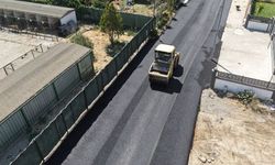Umurbey'de 2 bin 700 ton asfalt serildi