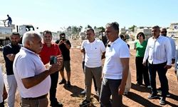 Uysal, Doğuyaka'daki yangın bölgesini inceledi