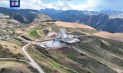Xinjiang'daki dev radyo teleskobunda ana yapı tamamlandı