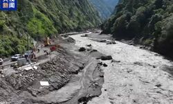 Xizang'daki heyelan felaketinde 5 kişi öldü, 558 kişi kayıp