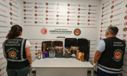 Antalya Havalimanı'nda 18 kilo 921 gram likit metamfetamin ele geçirildi