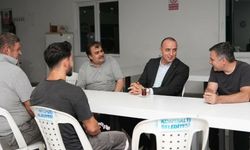 Başkan Kotan'dan akşam vardiyasındaki personele ziyaret