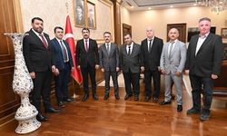 Kocaeli Servis Araçları İşletmecileri Esnaf Odası yönetiminden Aktaş'a ziyaret