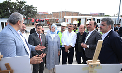 Konya'da iki raylı sistem projesinde çalışmalar incelendi