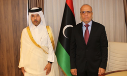 Libya Cumhurbaşkanlığı Konseyi Başkan Yardımcısı, Katar'ın Trablus Büyükelçisi ile görüştü