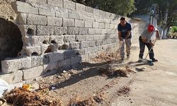 Menderes'te Gümüldür sahil bölgesinde temizlik çalışması yapıldı