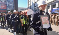 Şehit Polis Memuru Mehmet Ali Topatan son yolculuğuna uğurlandı