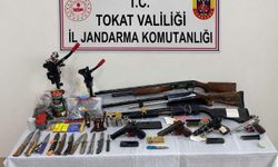 Tokat’ta 11 adrese eş zamanlı silah operasyonu: 11 gözaltı