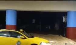 Trabzon’da şiddetli yağış etkili oldu