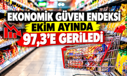 Ekonomik güven endeksi ekim ayında 97,3’e geriledi