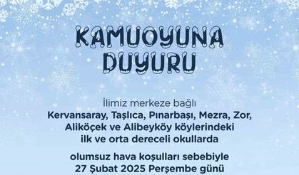 Iğdır’daki bazı köylerde eğitime kar engeli