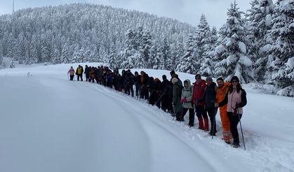 Kırıkkaleli dağcılar Ilgaz Dağı’na tırmandı