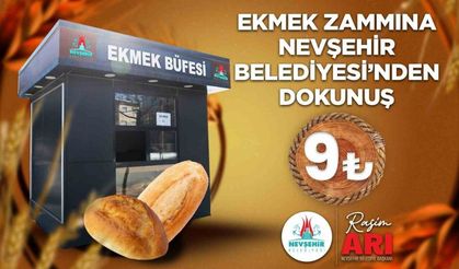 Nevşehir’de halk ekmek 9 lira