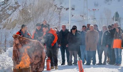 Tunceli’de ‘Yangın Farkındalık Eğitimi’ düzenlendi