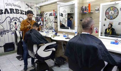 Van’da berberlerden ‘bayram tıraşı’ uyarısı