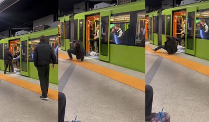 Metroda yaşlı adama hakaret etti, tekme tokat darp edilip araçtan atıldı