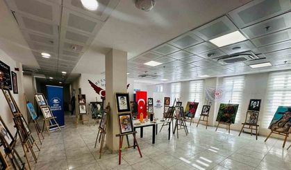 Besni’de ‘Sen hangi renksin’ resim sergisi açıldı