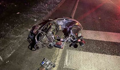 Çerkezköy’de feci kazada ağır yaralanan motosiklet sürücüsü hayatını kaybetti