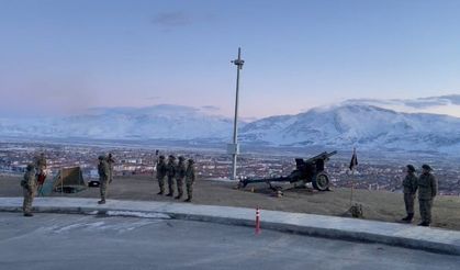 Erzincan’da ramazanda top atışı geleneği yaşatılıyor