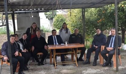 Kaymakam Yakuta aile ziyaretlerine devam ediyor