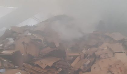 Malatya’da geri dönüşüm fabrikasında yangın