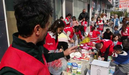 Ramazan ayı nedeniyle çocuklar örnek bir çalışmaya imza attı