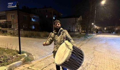 Ramazan davulcularının mesaisi başladı