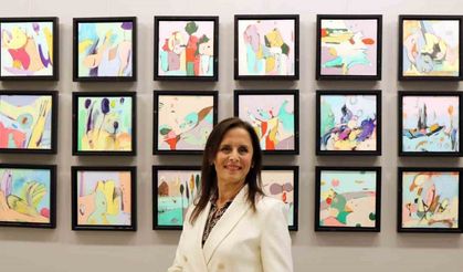 Ressam Belgin Akın SANKO Sanat Galerisi’nde sergi açtı