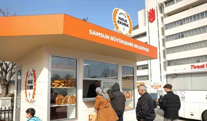 Samsun Halk Ekmek hizmete girdi: Ekmek 9, pide 19 TL