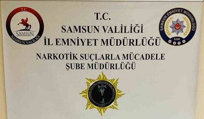 Samsun’da 840 adet sentetik ecza ele geçirildi