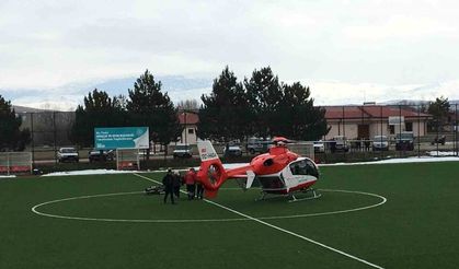 Sivas’ta amatör maça helikopter arası