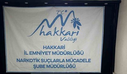 Yüksekova’da 60 kilo eroin ele geçirildi