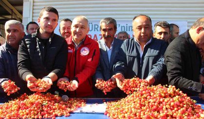 İlk kirazın kilosu 3 bin 500 TL’den satıldı