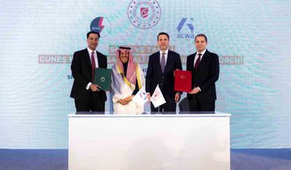 Türkiye ile Suudi Arabistan arasında 2 milyar dolarlık GES yatırımı için imzalar atıldı