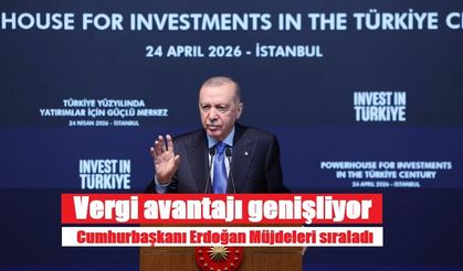 Cumhurbaşkanı Erdoğan: "İmalatçı ihracatçılarımızda vergiyi yüzde 9’a indiriyoruz"