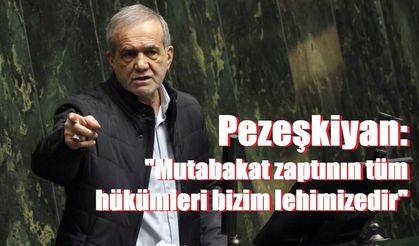 Pezeşkiyan: "Mutabakat zaptının tüm hükümleri bizim lehimizedir"
