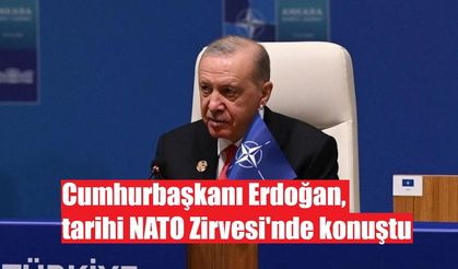 Cumhurbaşkanı Erdoğan, tarihi NATO Zirvesi'nde konuştu